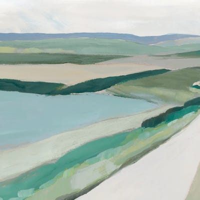 Fields of Green I by Ian C canvas print