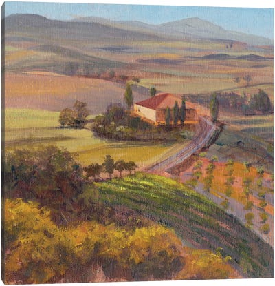 Nostalgic Tuscany I Canvas Art Print - Tuscany Art