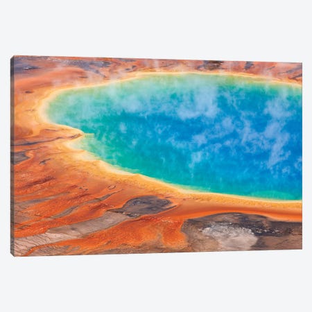 Grand Prismatic Spring, Midway Geyser Basin, Yellowstone National Park, Wyoming II Canvas Print #IAR13} by Ingo Arndt Canvas Art