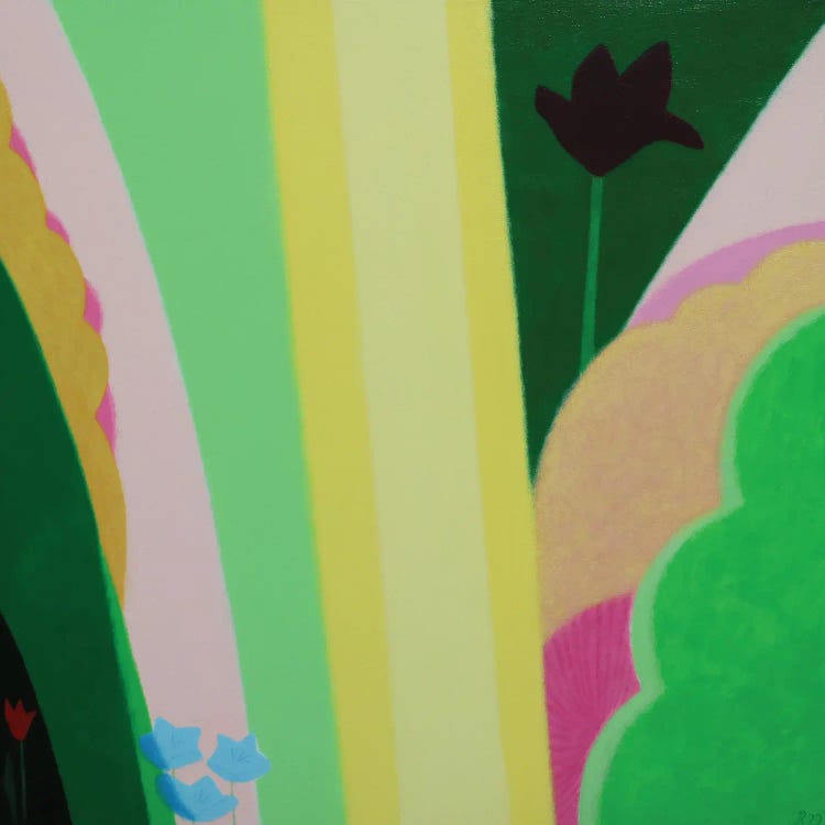 In The Garden by Ieva Baklane wall art