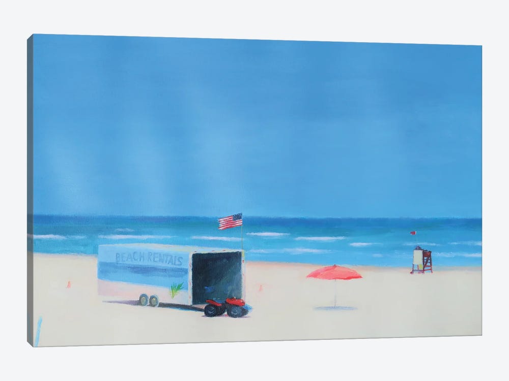 Beach Rentals by Ieva Baklane 1-piece Canvas Art