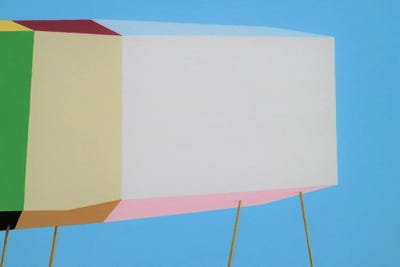 Pacific City Surfer's House by Ieva Baklane framed canvas print