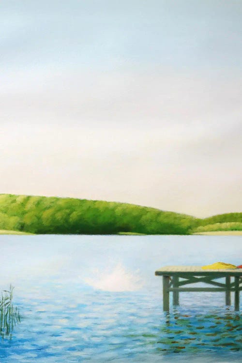 By The Lake by Ieva Baklane wall art