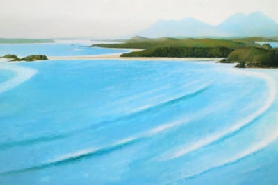 Pacific Rim. Cox Bay by Ieva Baklane framed canvas print