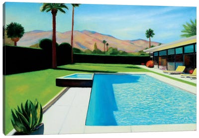 Palm Springs Monday Canvas Art Print - Best Selling Scenic Art