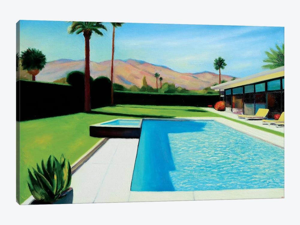 Palm Springs Monday by Ieva Baklane 1-piece Canvas Print