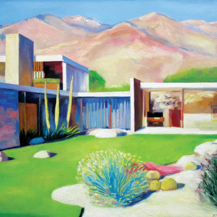 Palm Springs Sunday by Ieva Baklane wall art