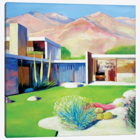 Palm Springs Sunday Canvas Print #IBA40} by Ieva Baklane Canvas Wall Art
