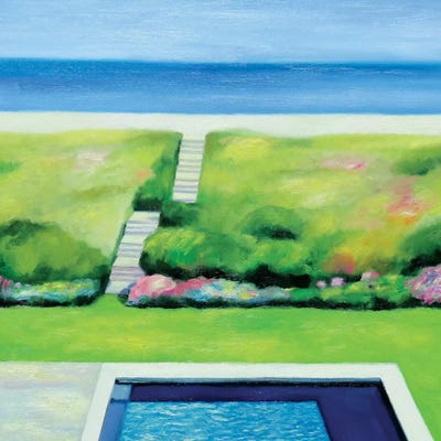 August by Ieva Baklane framed canvas print