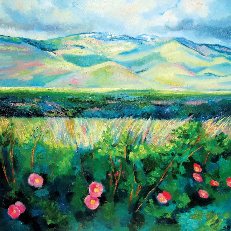 Wild Roses by Ieva Baklane wall art