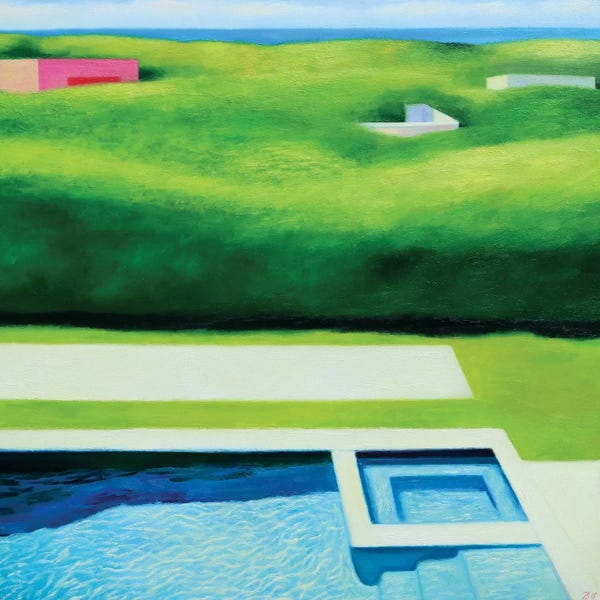 Similar To David Hockney: Like Sunday by Ieva Baklane