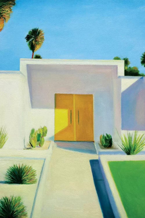 Yellow Door by Ieva Baklane wall art