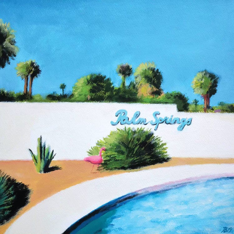 Palm Spings by Ieva Baklane wall art