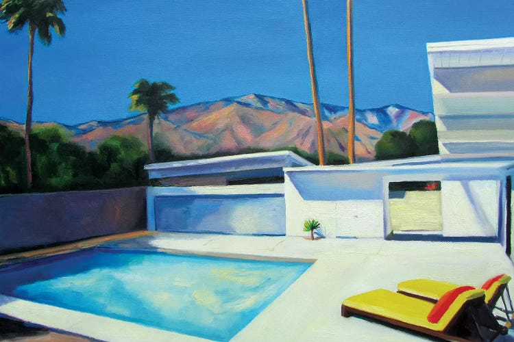 By The Pool by Ieva Baklane wall art