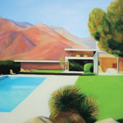 Afternoon Light by Ieva Baklane framed canvas print