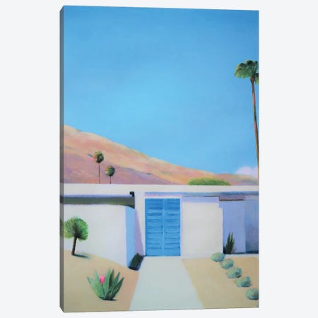 Blue Door, 2021 Canvas Print #IBA84} by Ieva Baklane Art Print