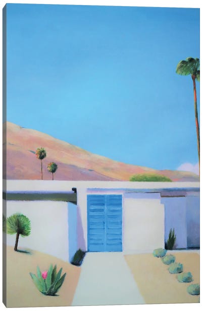 Blue Door, 2021 Canvas Art Print