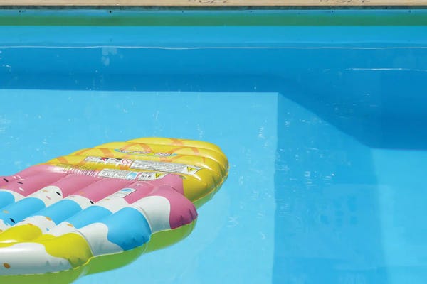 Ieva Baklane: Pool Float, Greece by Ieva Baklane