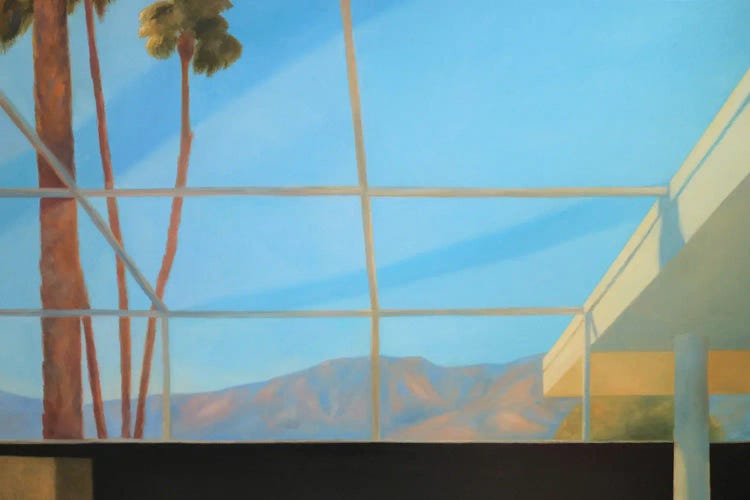 Room With A View Mountain View by Ieva Baklane wall art