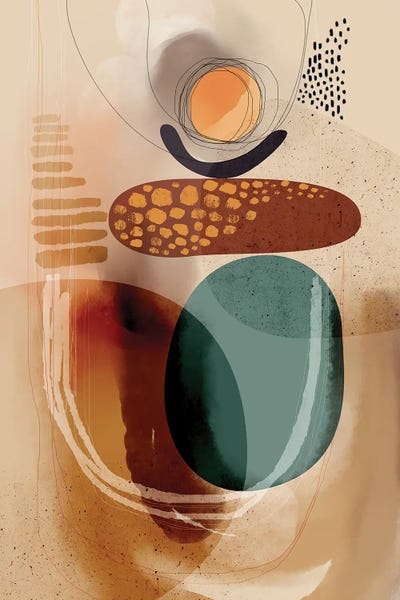 Dunes by Ishita Banerjee multi panel art