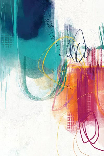 Turquoise I by Ishita Banerjee canvas print