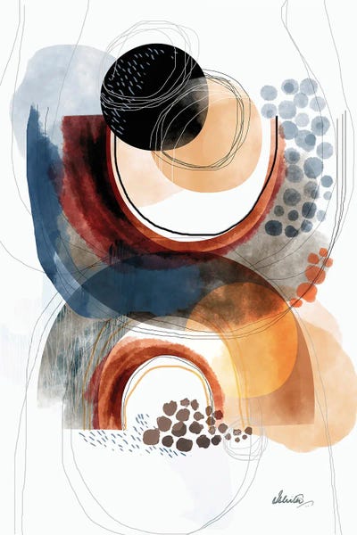 Moving Mountains by Ishita Banerjee multi panel art