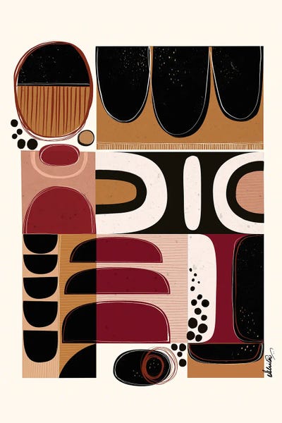 Phylatic -Tribal Tapestry by Ishita Banerjee multi panel art