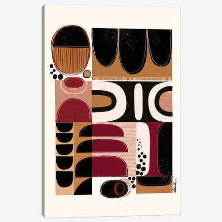 Phylatic -Tribal Tapestry Canvas Print #IBJ21} by Ishita Banerjee Art Print