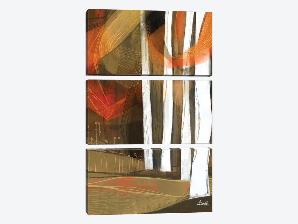 Ethereal Fall Forest by Ishita Banerjee 3-piece Canvas Art