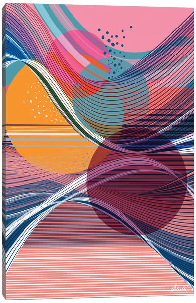 Ephemeral Waves Canvas Art Print