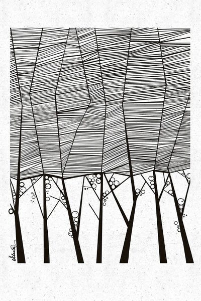 Ishita Banerjee: Cypress Trees by Ishita Banerjee