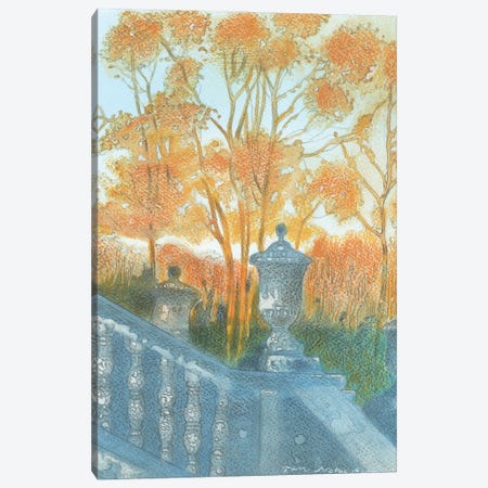 Chiswick House Gardens Canvas Print #IBK14} by Ian Beck Canvas Art