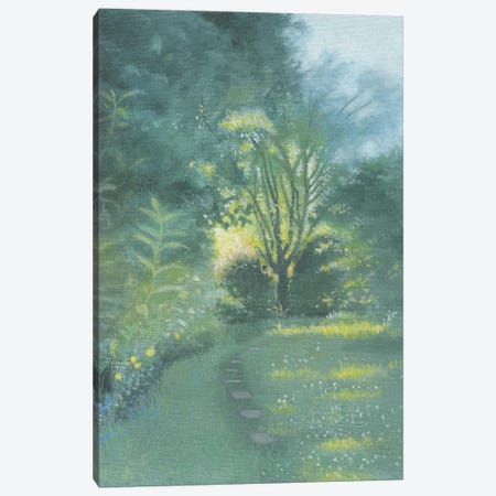 Garden On A May Morning Canvas Print #IBK29} by Ian Beck Canvas Artwork