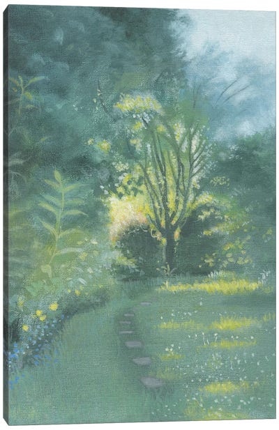 Garden On A May Morning Canvas Art Print - Ian Beck