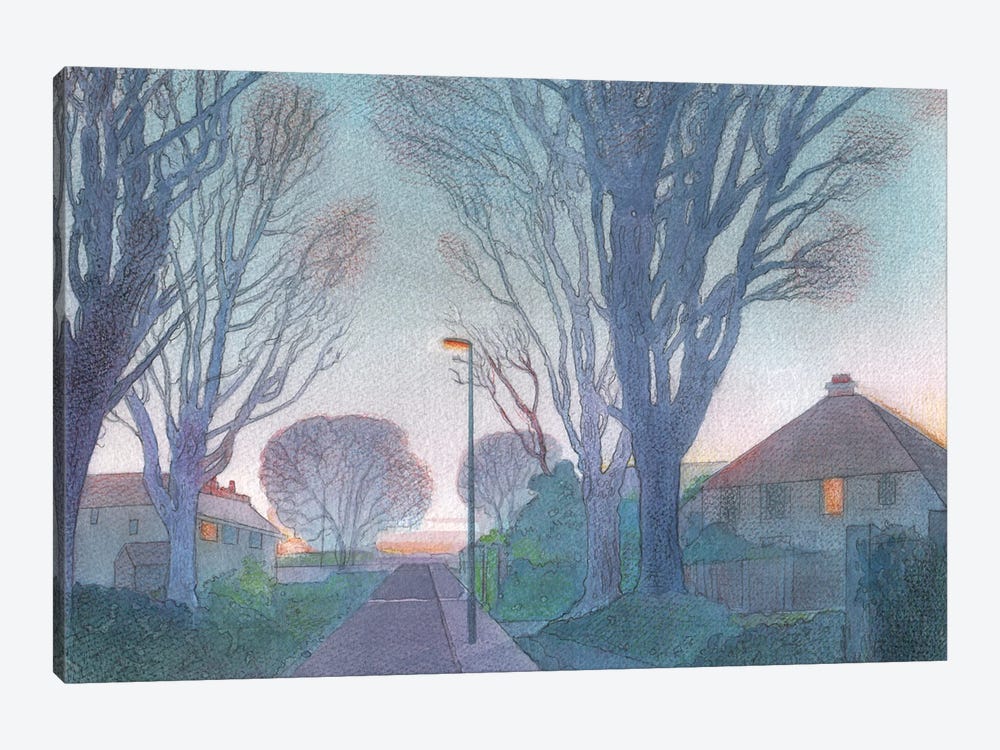 Isleworth Winter Evening by Ian Beck 1-piece Art Print