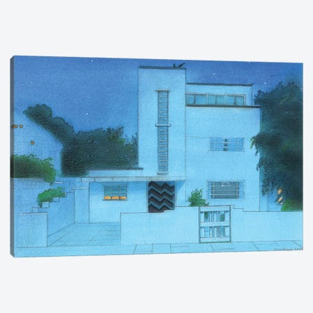 Modernist House St Margaret's Canvas Print #IBK42} by Ian Beck Canvas Wall Art