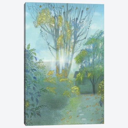 Morning Light In The Garden St Margaret's Canvas Print #IBK49} by Ian Beck Canvas Art