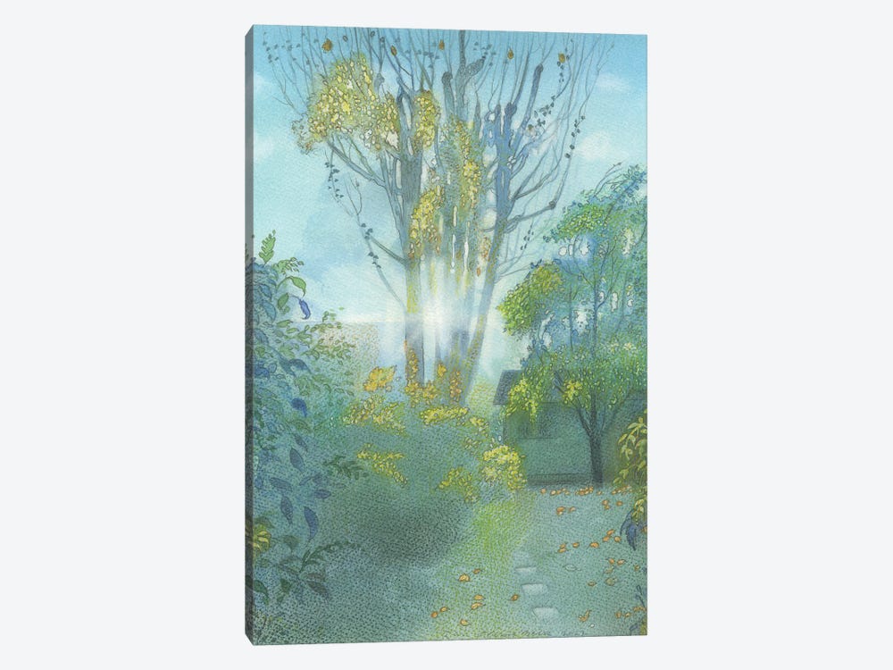 Morning Light In The Garden St Margaret's by Ian Beck 1-piece Canvas Print