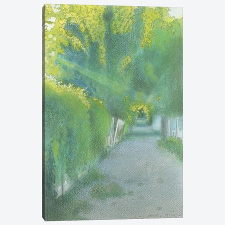 The Allleyway Isleworth Canvas Print #IBK61} by Ian Beck Canvas Wall Art