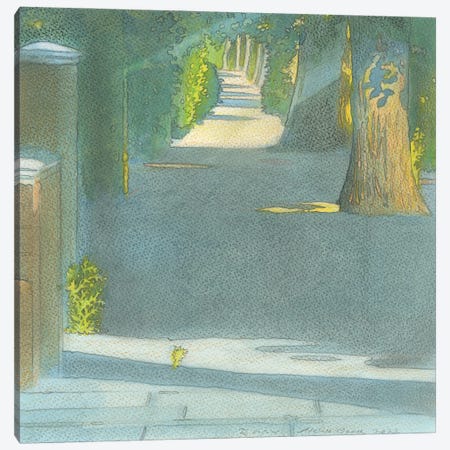 The Avenue Strawberry Hill Canvas Print #IBK62} by Ian Beck Canvas Art