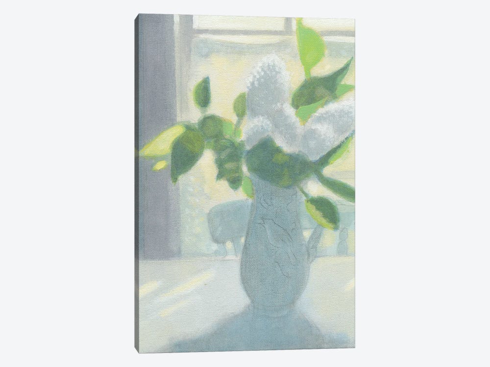 White Lilac Contre Jour 2023 by Ian Beck 1-piece Canvas Art Print
