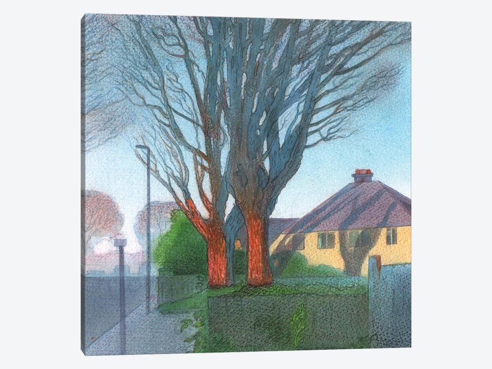 Winter Trees Isleworth II by Ian Beck 1-piece Art Print