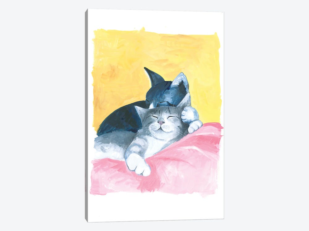 Cat Siesta by Isabelle Brent 1-piece Canvas Art
