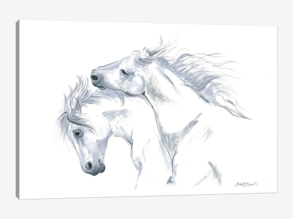 Devotion - Horses by Isabelle Brent 1-piece Canvas Art Print