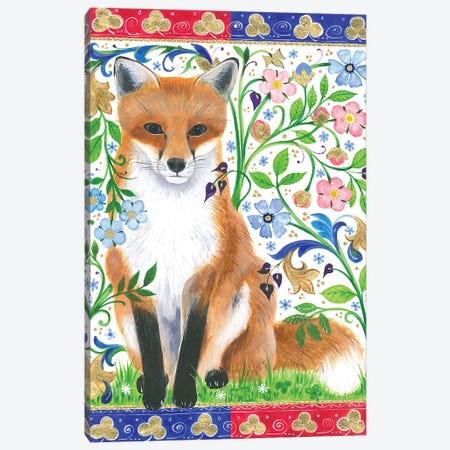 Florentine Fox Canvas Print #IBR32} by Isabelle Brent Canvas Wall Art
