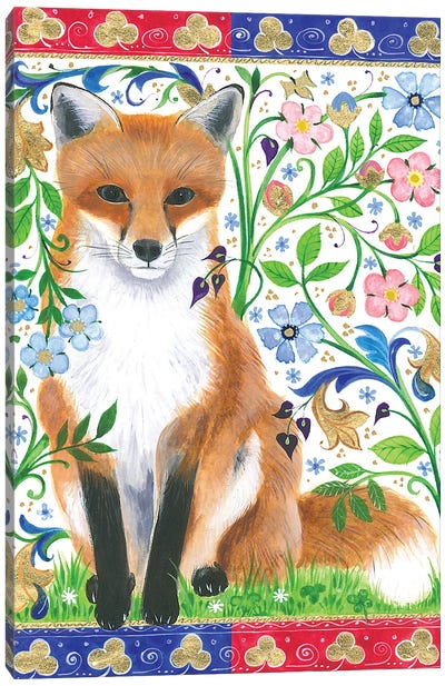 Florentine Fox Canvas Art Print - Isabelle Brent
