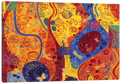 Life Earth Canvas Art Print - All Things Klimt
