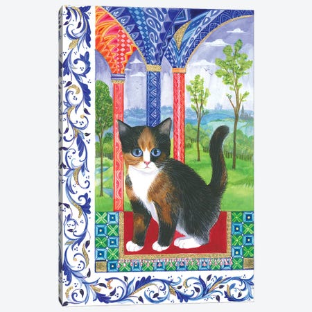 Little Florentine Kitten Canvas Print #IBR41} by Isabelle Brent Canvas Print