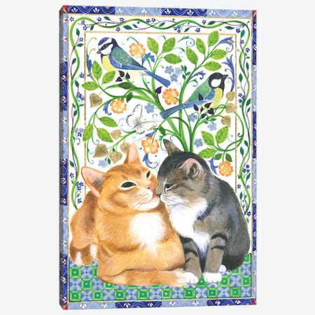 Tenderness Cats Canvas Print #IBR48} by Isabelle Brent Canvas Print