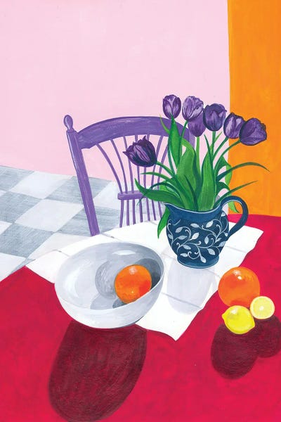 Isabelle Brent - Canvas Prints: The Black Tulips by Isabelle Brent